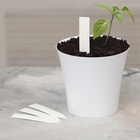 Бирки садовые, для маркировки растений, 10 см, набор 20 шт., пластик, белые, Greengo - Фото 6