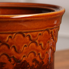 Горшок цветочный ЮТА №3, Коричневый 2,5 л - фото 24591715