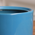 Горшок цветочный "Орфей № 3" 3 л, голубой - фото 24591724