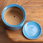 Горшок цветочный "Орфей № 3" 3 л, голубой - фото 24591725