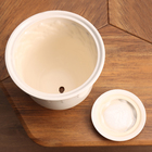 Горшок цветочный ЮТА №2, Белый 5,5 л - фото 24591728