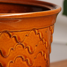Горшок цветочный ЮТА №2, Коричневый 5,5 л - фото 24591730