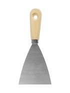 Шпатель малярный, металлический, деревянная рукоятка, 80 мм - фото 809463252