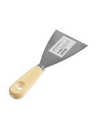 Шпатель малярный, металлический, деревянная рукоятка, 80 мм - фото 809463253