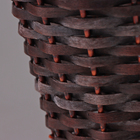 Набор корзин из 2 шт, 39х25х19/33 см, коричневый, ива - фото 24537625