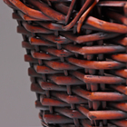 Набор корзин из 3 шт, 38х30х14/33 см, коричневый, ива - фото 24537637