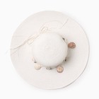 Шляпа женская MINAKU "Ocean", размер 56-58, цвет белый - Фото 2