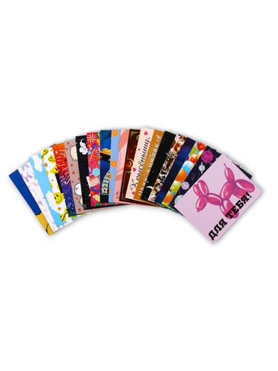 Набор мини-открыток «Прикольный» 20 штук, 7×9 см, МИКС