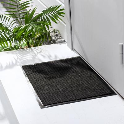 Коврик влаговпитывающий ребристый «Стандарт», 50×80 см, цвет черный