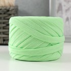 Трикотажная пряжа набор №2, 3х30 м/100 гр, ширина 7-9 мм (желтый, аквамарин, фисташка) - фото 24571177