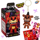 Игрушка - сюрприз Funny box «Страшный мишка»: детский брелок, наклейки, карточка, цвет МИКС - Фото 1