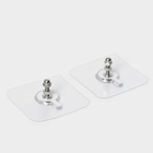 Держатель для туалетной бумаги с полочкой, 19×10×14.5 см, чёрный - Фото 8