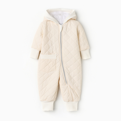 Комбинезон демисезонный «Крошка Я», рост 74-80 см, молочный