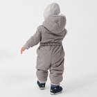 Комбинезон демисезонный «Крошка Я», рост 62-68 см, серый - Фото 11