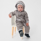 Комбинезон демисезонный «Крошка Я», рост 68-74 см, серый - Фото 9