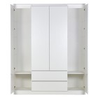 Шкаф четырёхсекционный Polini kids Simple 1920, с ящиками, 1602×505×2000 мм, цвет белый 10644613 - фото 319555621