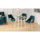 Стол обеденный Polini Home London, цвет серый/белый - Фото 3