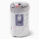 Плед Павлинка Зверюшки 100х150см, аэрософт 190 г/м, пэ100% - фото 24631413