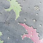 Плед светящийся Фри дом Динозавры 100х150см, аэрософт 190г/м, пэ100% 10623966