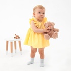 Платье-боди MINAKU, рост 86-92 см, жёлтое - Фото 6