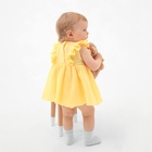 Платье-боди MINAKU, рост 86-92 см, жёлтое - Фото 8