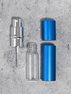 Флакон для парфюма, с распылителем, 10 мл, синий - Фото 4