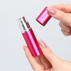 Флакон для парфюма, с распылителем, 10 мл, цвет розовый - фото 12098294