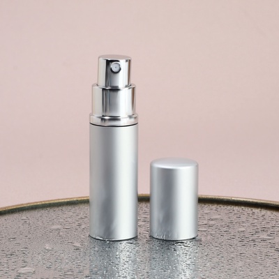 Флакон для парфюма, с распылителем, 10 мл, серебристый