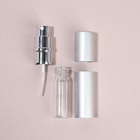 Флакон для парфюма, с распылителем, 10 мл, серебристый - Фото 6