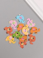 Набор пуговиц декоративных дерево «Слоники», набор 12 шт., 3×2.6 см - Фото 2