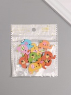 Набор пуговиц декоративных дерево «Слоники», набор 12 шт., 3×2.6 см - Фото 4