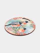 Доска разделочная сувенирная «Птицы.С новым годом», d=25.5 см, дерево, разноцветная 10553832