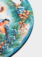 Доска разделочная сувенирная «Медведь.С новым годом», d=25.5 см, дерево, разноцветная - Фото 4