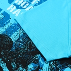 Комплект для мальчика (футболка/шорты), цвет бирюзовый/чёрный, рост 104 см - Фото 3