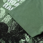 Комплект для мальчика (футболка/шорты), цвет тёмно-зелёный/черный, рост 128 см - фото 24631534