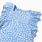 Платье для девочки, цвет голубой/ромашки, рост 98 см - Фото 2