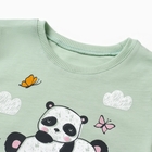 Футболка для девочки, цвет мятный, рост 92 см - фото 24631601