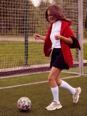 Шорты женские, цвет темно-синий, размер 52