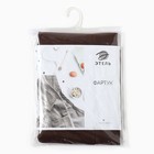 Фартук Этель Minimalist design brown 60х70см, 45%лён, 55%хл 395 г/м2 - фото 25610465