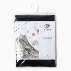 Фартук «Этель» Minimalist design black, 60×70 см 45% лён, 55% хлопок, 395 г/м² - фото 25610469