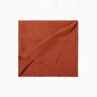 Скатерть Этель Linen collection brown 145х110см, 100%лён 210 г/м2 - фото 321757353