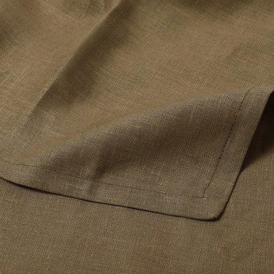 Скатерть «Этель» Linen collection khaki, 145×250 см, 100% лён 210 г/м²