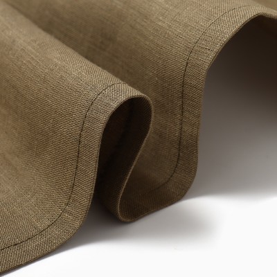 Скатерть «Этель» Linen collection khaki, 145×250 см, 100% лён 210 г/м²