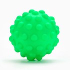 Игрушки для собак. Мячик с пищалкой «Зелёный», d=6,5 см - Фото 2