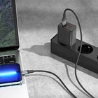 Кабель Hoco X92, Lightning - USB, 2.4 А, 3 м, оплётка силикон, чёрный - Фото 9