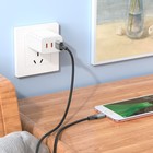 Кабель Hoco X92, microUSB - USB, 2.4 А, 3 м, оплётка силикон, чёрный - Фото 7