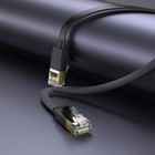 Патч-корд Hoco US07 Gigabit Ethernet, UTP 6е кат., RJ-45(m)-RJ-45(m), 1 м, чёрный - Фото 3