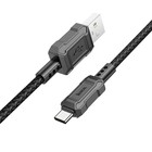 Кабель Hoco X94, Type-C - USB, 3 А, 1 м, передача данных, ПВХ, Чёрный - фото 321757743