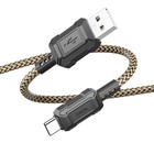 Кабель Hoco X94, Type-C - USB, 3 А, 1 м, передача данных, ПВХ, золотистый - Фото 3