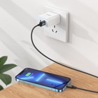 Кабель Hoco X89, Lightning - USB, 2.4 А, 1 м, плетённая проволока, чёрный - фото 51584827 Кабель Hoco X89, Lightning - USB, 2.4 А, 1 м, плетённая проволока, чёрный - фото 51584827